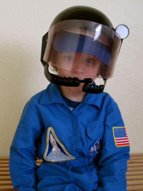 Wordless Wednesday: My Little Astronaut