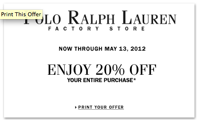ralph lauren factory outlet coupon