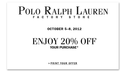 polo ralph coupon outlet