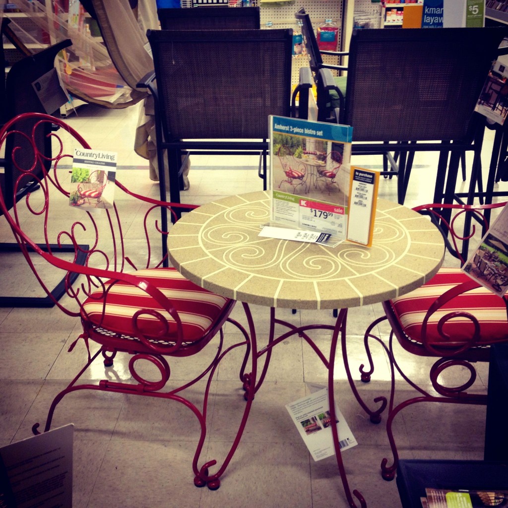 Country Living Amherst Wire Bistro Table #kmartoutdoor