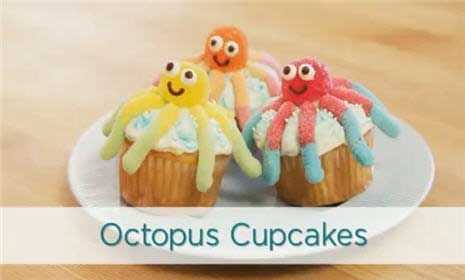 Octopus Cupcakes from Parents.com Family Fun Magazine