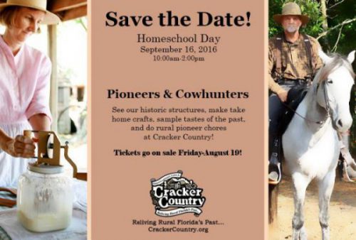 Homeschool Day: Pioneers & Cowhunters at Cracker Country