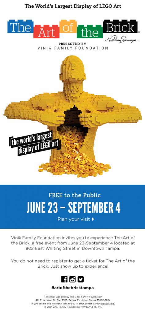 The Art Of The Brick – Experience The World’s Largest Display of LEGO Art For Free